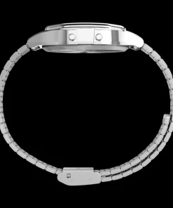 Women Timex Silver-tone|Digital*T80 x Peanuts Dream in Color 34mm Stainless Steel Bracelet Watch