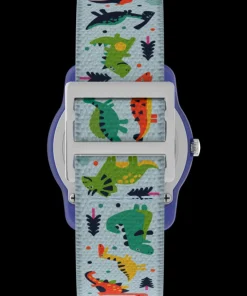 Kids Timex Kids Watches*TIME MACHINES® 29mm Dinosaur Elastic Fabric Kids Watch