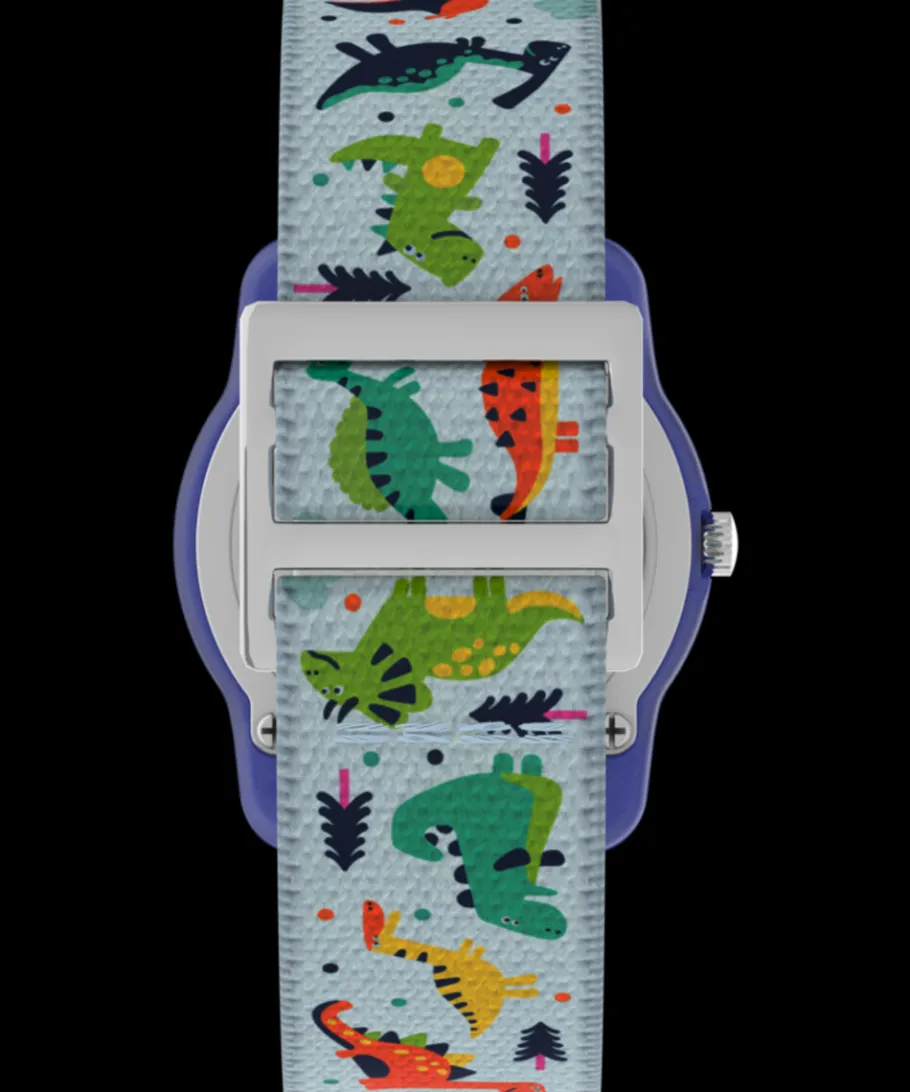 Kids Timex Kids Watches*TIME MACHINES® 29mm Dinosaur Elastic Fabric Kids Watch