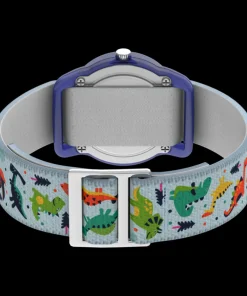 Kids Timex Kids Watches*TIME MACHINES® 29mm Dinosaur Elastic Fabric Kids Watch