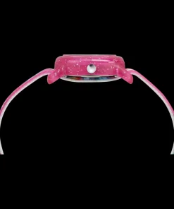 Kids Timex Kids Watches*TIME MACHINES® 29mm Rainbow Unicorn Pink Elastic Fabric Kids Wat