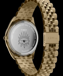 Women Timex Gold-tone|Bracelet*x Jacquie Aiche 36mm Stainless Steel Bracelet Watch