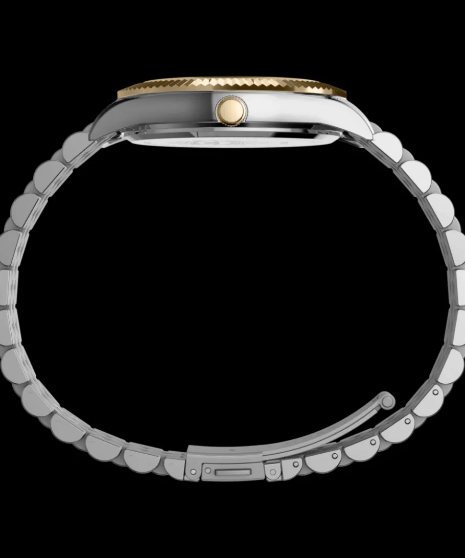Women Timex Silver-tone|Bracelet*x Jacquie Aiche 36mm Stainless Steel Bracelet Watch