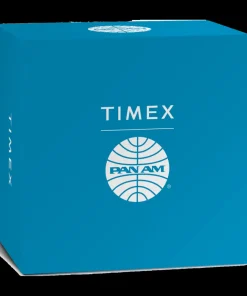 Timex Leather|Chronograph*X Pan Am Chronograph 42mm Leather Strap Watch