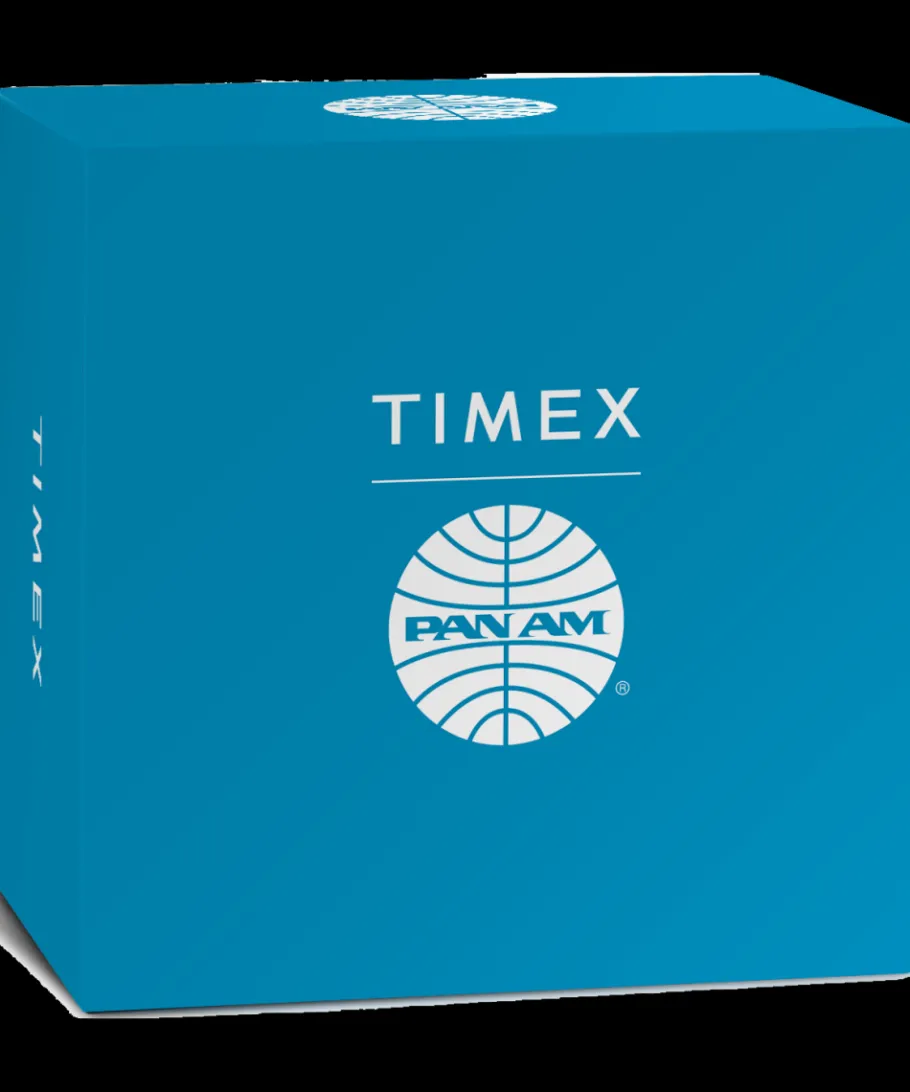 Timex Leather|Chronograph*X Pan Am Chronograph 42mm Leather Strap Watch
