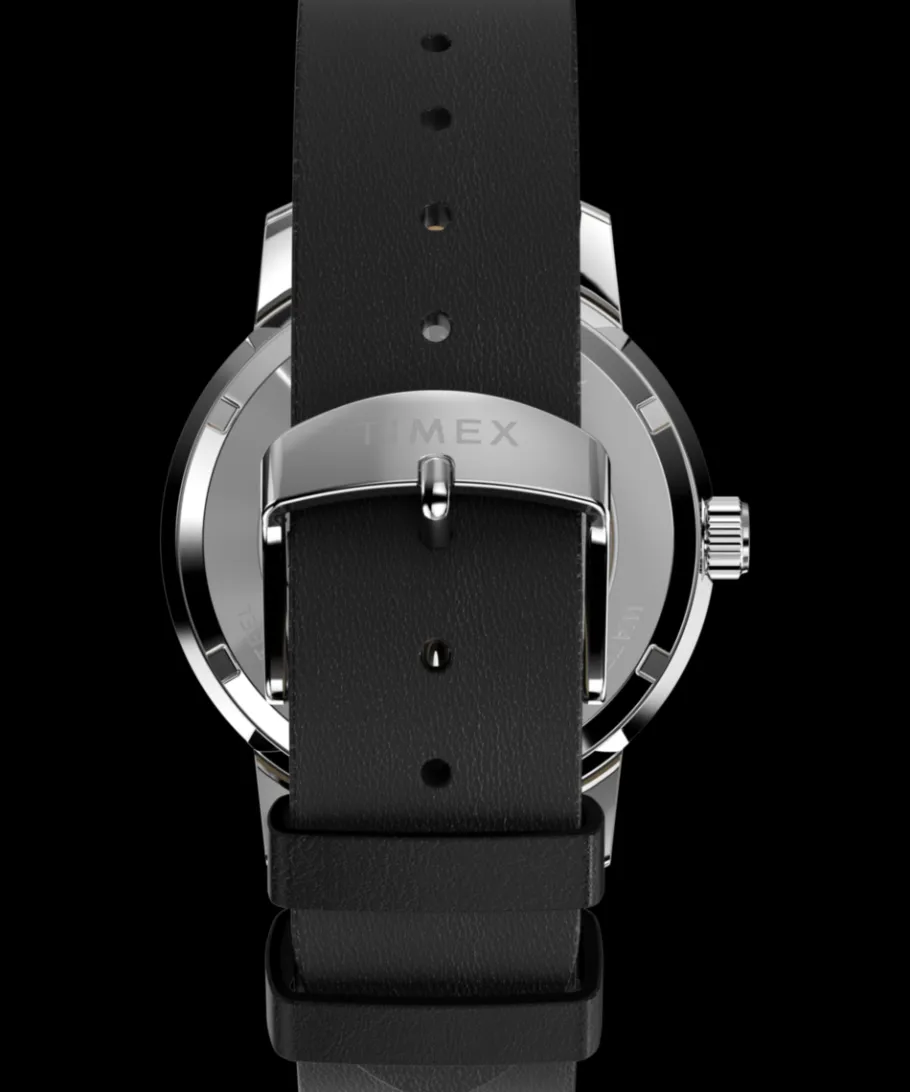 Timex Leather|Automatic*x Peanuts® Marlin® Automatic 75th Anniversary Edition 40mm Leath