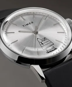 Timex Leather|Automatic*x Peanuts® Marlin® Automatic 75th Anniversary Edition 40mm Leath