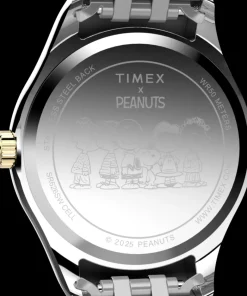 Women Timex Silver-tone|Bracelet*x Peanuts® Legacy In Bloom 34mm Stainless Steel Bracelet W