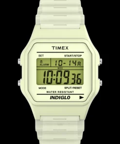 Women Timex Digital|Digital*T80 34mm Resin Strap Watch