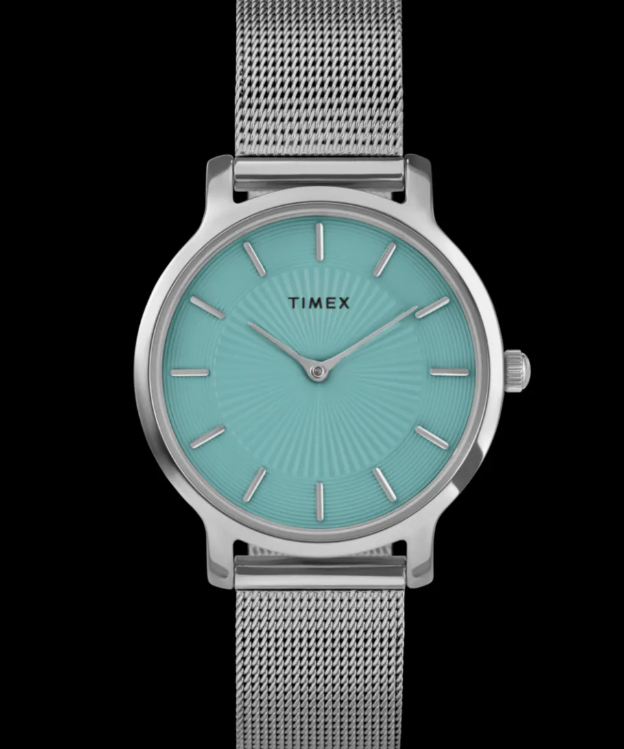Women Timex Silver-tone|Bracelet*Transcend 34mm Stainless Steel Bracelet Watch
