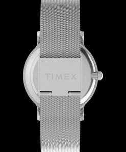 Women Timex Silver-tone|Bracelet*Transcend 34mm Stainless Steel Bracelet Watch