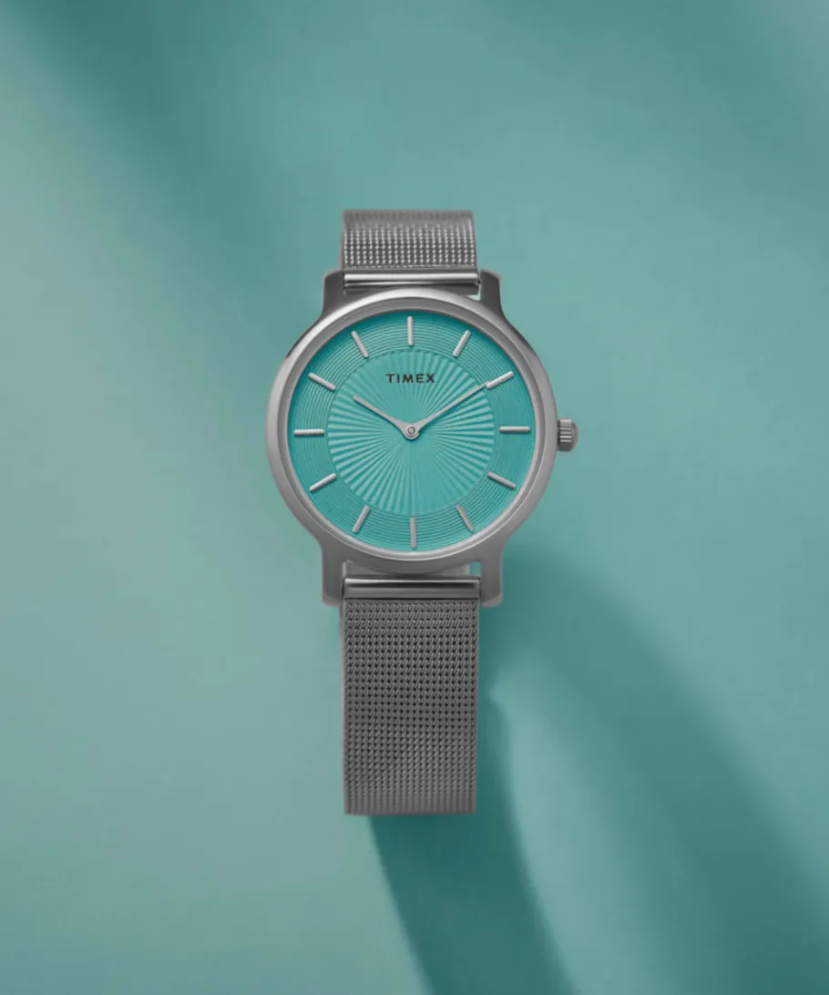 Women Timex Silver-tone|Bracelet*Transcend 34mm Stainless Steel Bracelet Watch