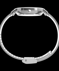 Women Timex Silver-tone|Bracelet*Transcend 34mm Stainless Steel Bracelet Watch