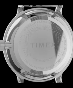 Women Timex Small|Silver-tone*Transcend™ 31mm Stainless Steel Mesh Band Watch