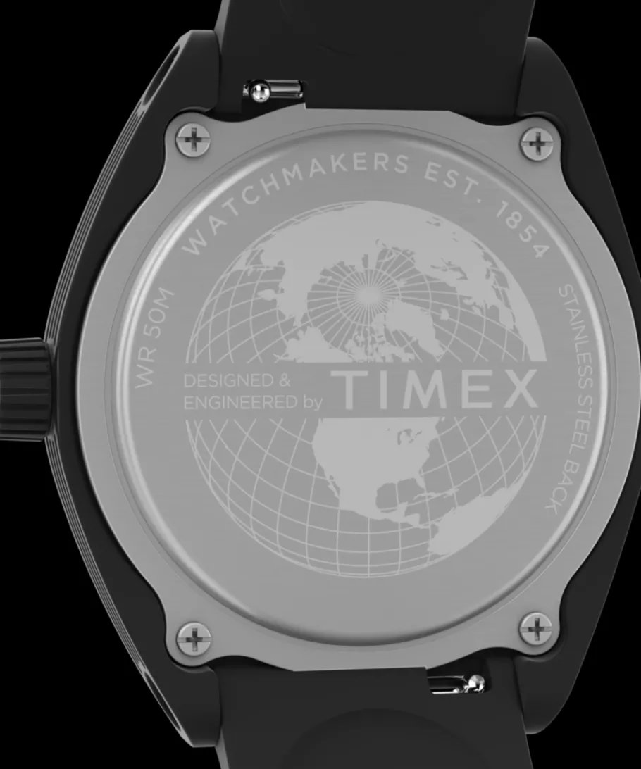Timex Black Watches*Urban Pop 40mm Eco-Friendly Strap Watch