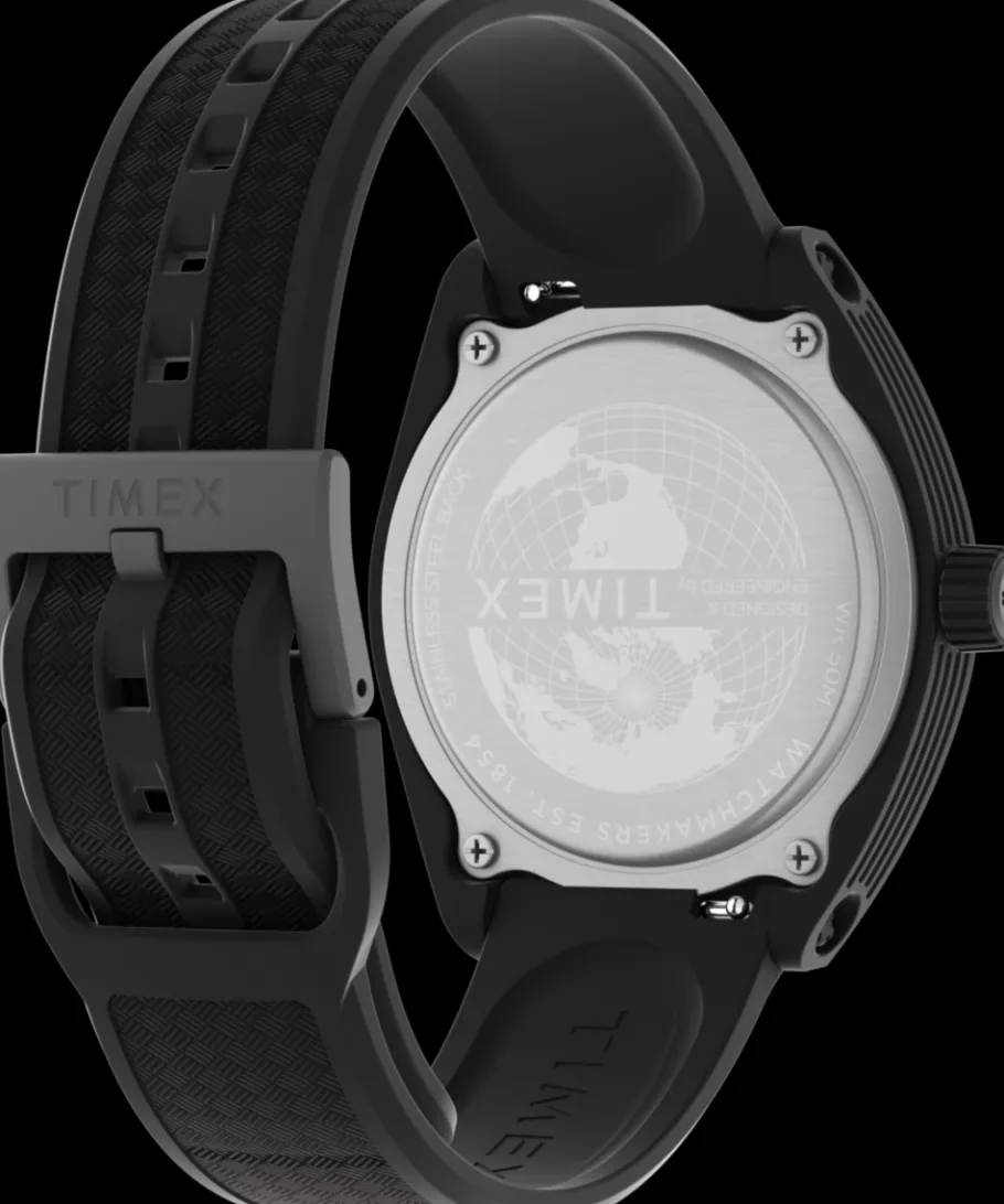 Timex Black Watches*Urban Pop 40mm Eco-Friendly Strap Watch
