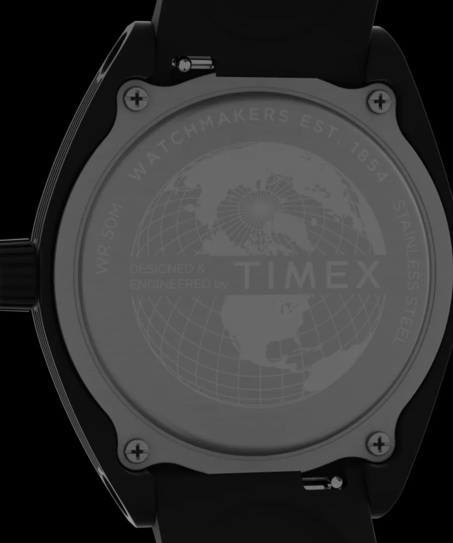 Timex Black Watches*Urban Pop 40mm Eco-Friendly Strap Watch