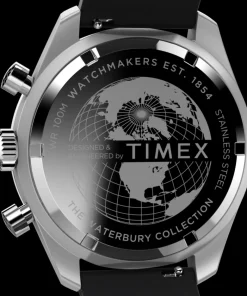Timex Leather|Chronograph*Waterbury Chronograph 41mm Leather Strap Watch