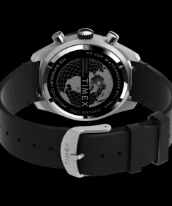 Timex Leather|Chronograph*Waterbury Chronograph 41mm Leather Strap Watch