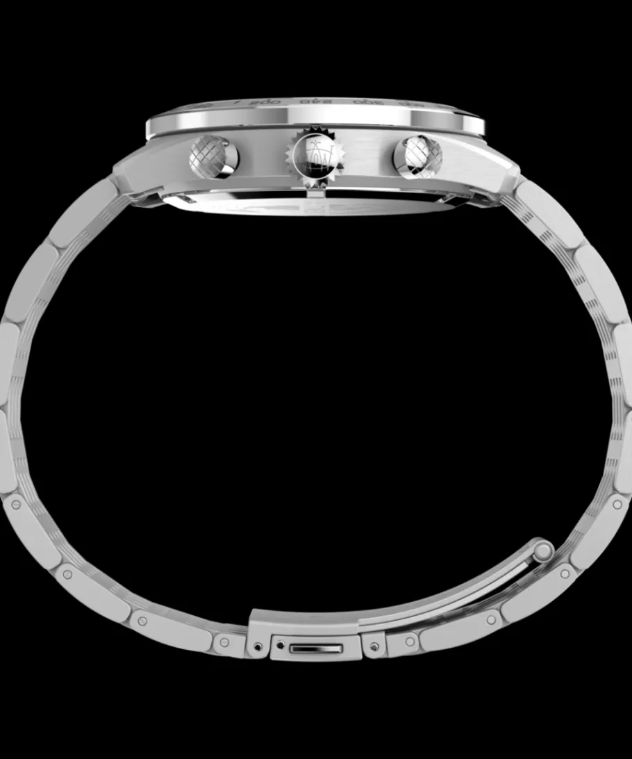 Timex Stainless Steel|Chronograph*Waterbury Chronograph 41mm Stainless Steel Bracelet Watch