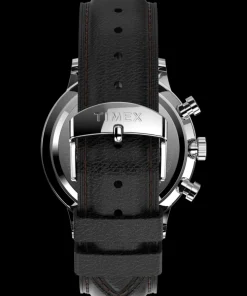 Timex Leather|Chronograph*Waterbury Classic Chronograph 40mm Leather Strap Watch