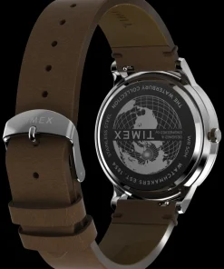 Timex Leather*Waterbury Classic 40mm Leather Strap Watch