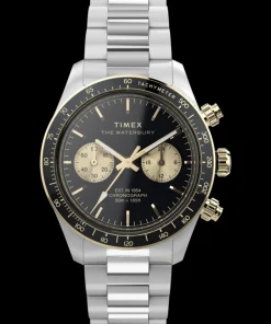 Timex Stainless Steel|Father's Day Gifts*Waterbury Heritage Chronograph 39mm Stainless Steel Bracelet Watch