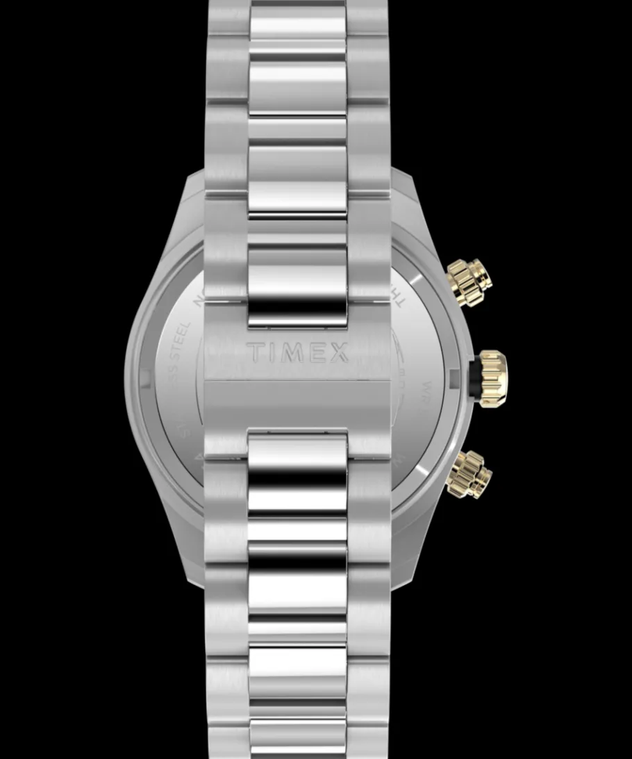 Timex Stainless Steel|Father's Day Gifts*Waterbury Heritage Chronograph 39mm Stainless Steel Bracelet Watch