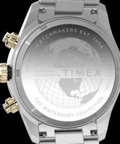 Timex Stainless Steel|Father's Day Gifts*Waterbury Heritage Chronograph 39mm Stainless Steel Bracelet Watch