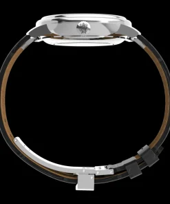 Timex Leather|Automatic*Waterbury Metropolitan Automatic 41mm Leather Strap Watch