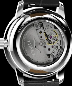 Timex Leather|Automatic*Waterbury Metropolitan Automatic 41mm Leather Strap Watch