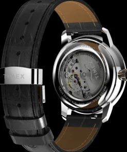 Timex Leather|Automatic*Waterbury Metropolitan Automatic 41mm Leather Strap Watch
