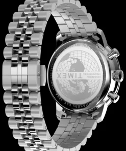 Timex Stainless Steel|Chronograph*Waterbury Metropolitan Chronograph 41mm Stainless Steel Bracelet Watch