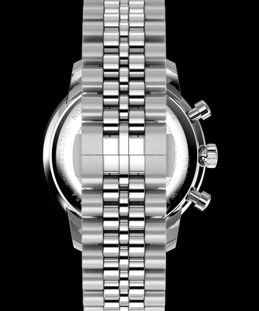 Timex Stainless Steel|Chronograph*Waterbury Metropolitan Chronograph 41mm Stainless Steel Bracelet Watch