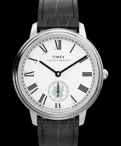 Timex Leather*Waterbury Metropolitan Sub-Second 39mm Leather Strap Watch