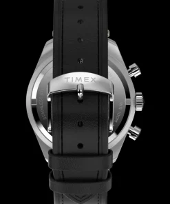 Timex Leather|Chronograph*Waterbury Traditional Chronograph 41mm Leather Strap Watch