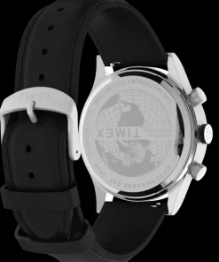 Timex Leather|Chronograph*Waterbury Traditional Chronograph 42mm Leather Strap Watch