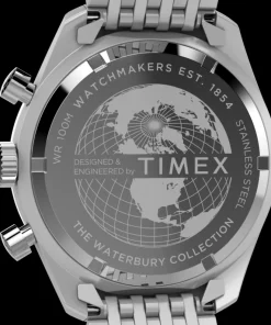 Timex Stainless Steel|Chronograph*Waterbury Traditional Chronograph 41mm Stainless Steel Bracelet Watch
