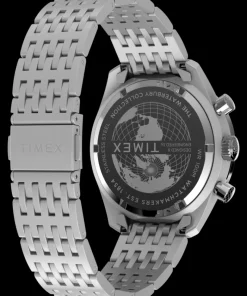 Timex Stainless Steel|Chronograph*Waterbury Traditional Chronograph 41mm Stainless Steel Bracelet Watch