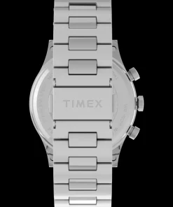Timex Stainless Steel|Chronograph*Waterbury Traditional Chronograph 42mm Stainless Steel Bracelet Watch