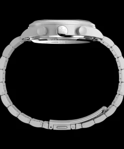 Timex Stainless Steel|Chronograph*Waterbury Traditional Fly Back Chronograph 43mm Stainless Steel Bracel