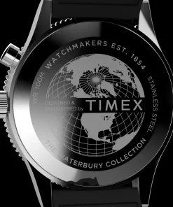 Timex Military Inspired|Father's Day Gifts*Waterbury Traditional GMT 39mm Synthetic Rubber Strap Watch