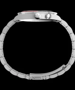 Timex Stainless Steel|Military Inspired*Waterbury Traditional GMT 39mm Stainless Steel Bracelet Watch