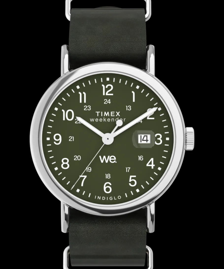 Timex Leather*Weekender 40mm Leather Strap Watch
