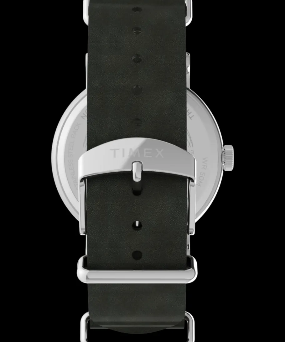 Timex Leather*Weekender 40mm Leather Strap Watch