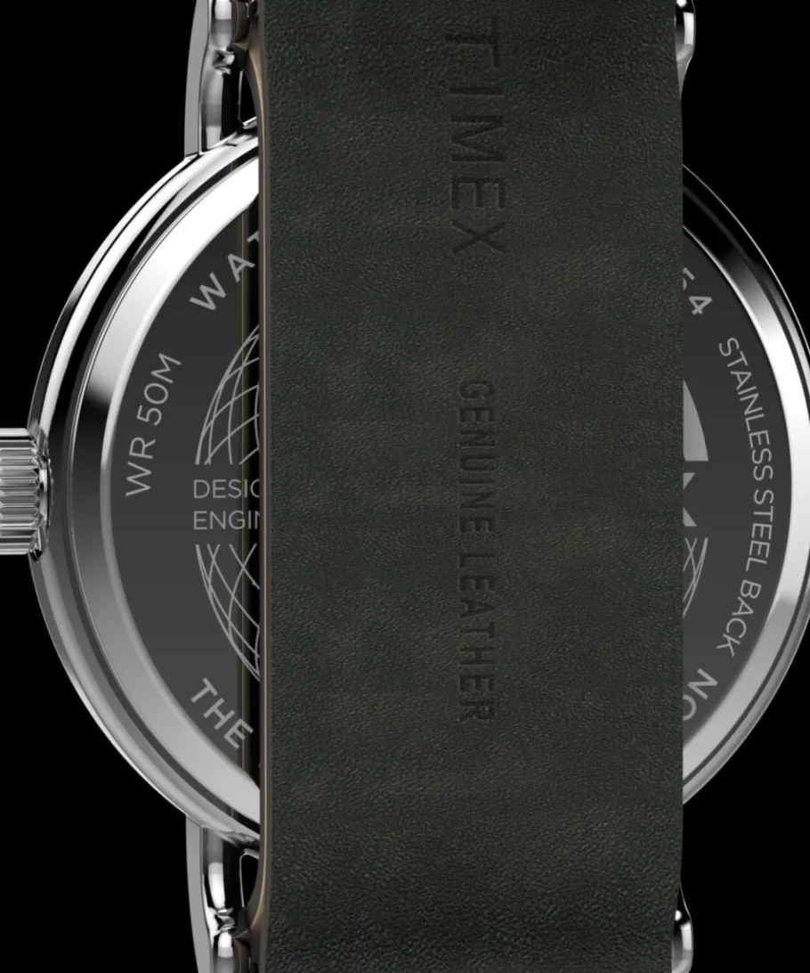 Timex Leather*Weekender 40mm Leather Strap Watch