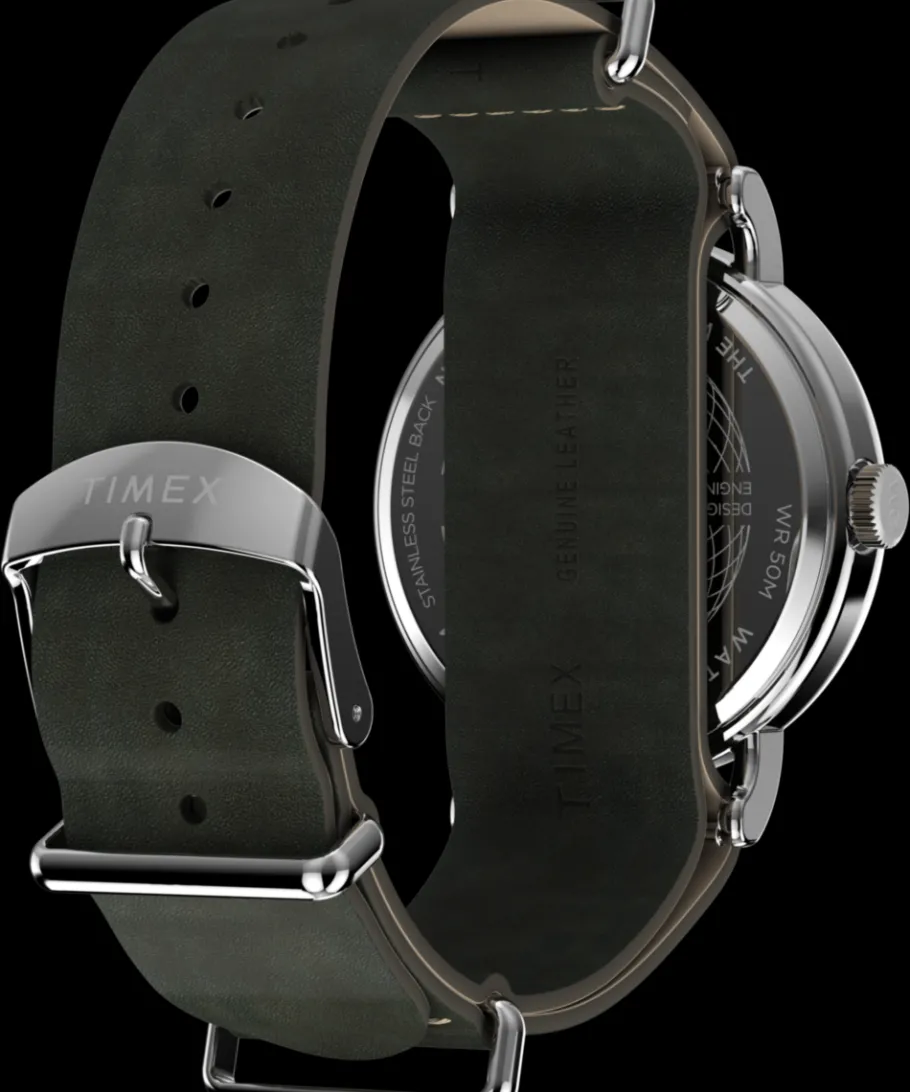 Timex Leather*Weekender 40mm Leather Strap Watch