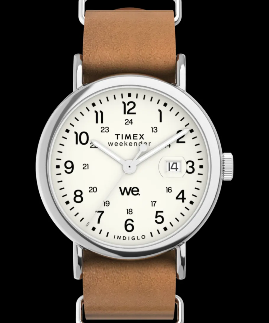 Timex Leather*Weekender 40mm Leather Strap Watch