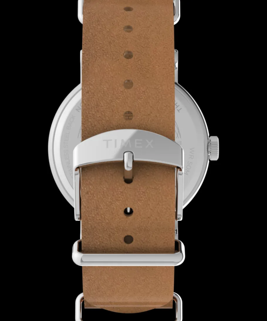 Timex Leather*Weekender 40mm Leather Strap Watch