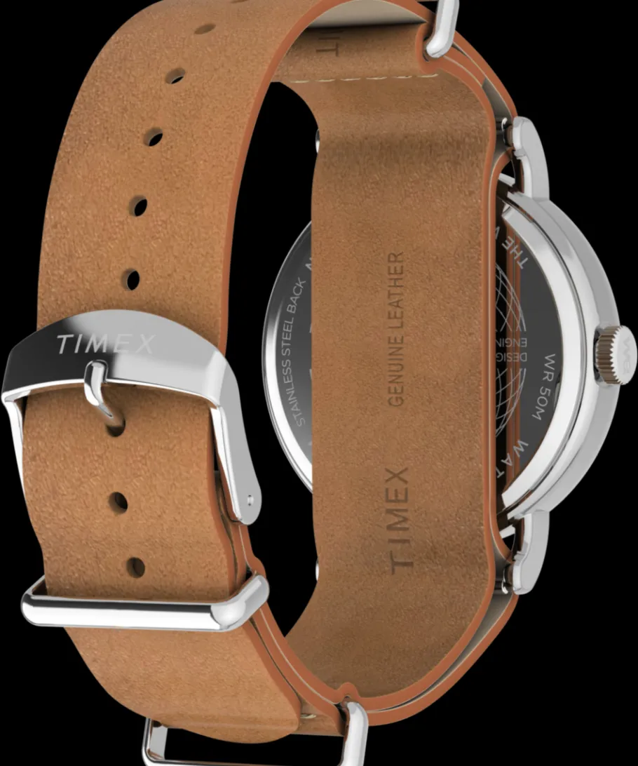 Timex Leather*Weekender 40mm Leather Strap Watch